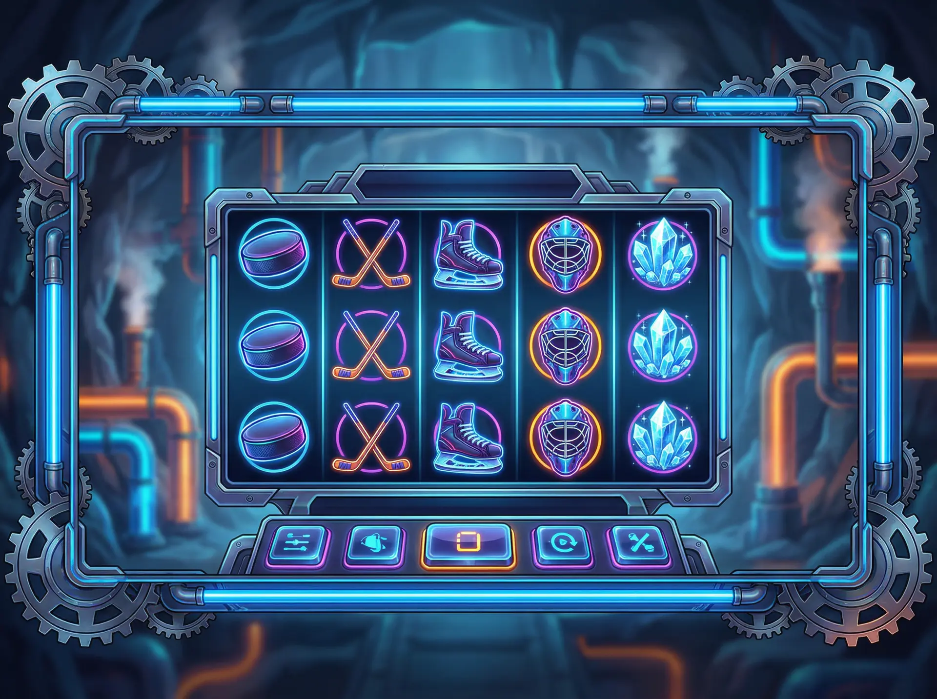 冰球突破 老虎机下载 游戏界面与规则解析